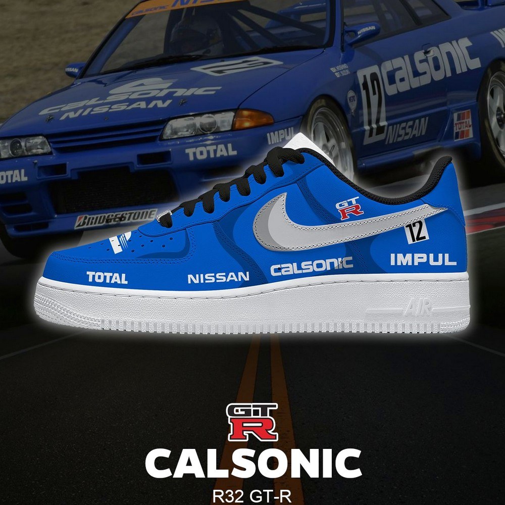 JWFancy Calsonic R32 GT-R Air Low-Top Sneakers Shoes For Men And Women