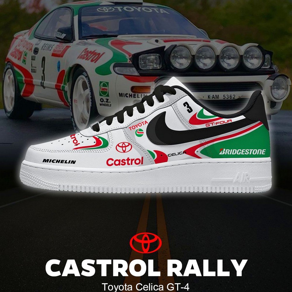 JWFancy Castrol Rally Celica Air Low-Top Sneakers Shoes For Men And Women