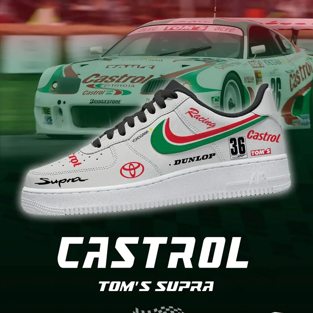 JWFancy Castrol Toms Supra Air Low-Top Sneakers Shoes For Men And Women