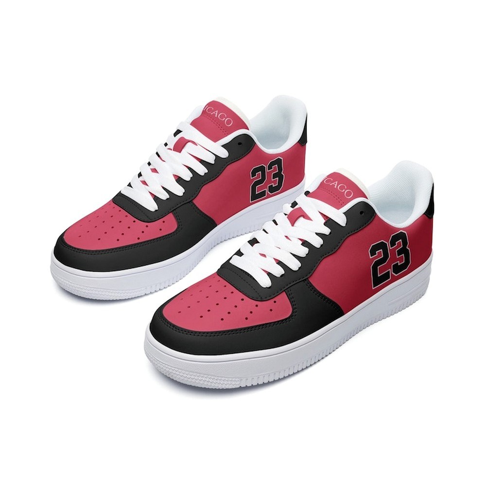 JWFancy Chicago Basketball Air Low-Top Sneakers Shoes For Men And Women