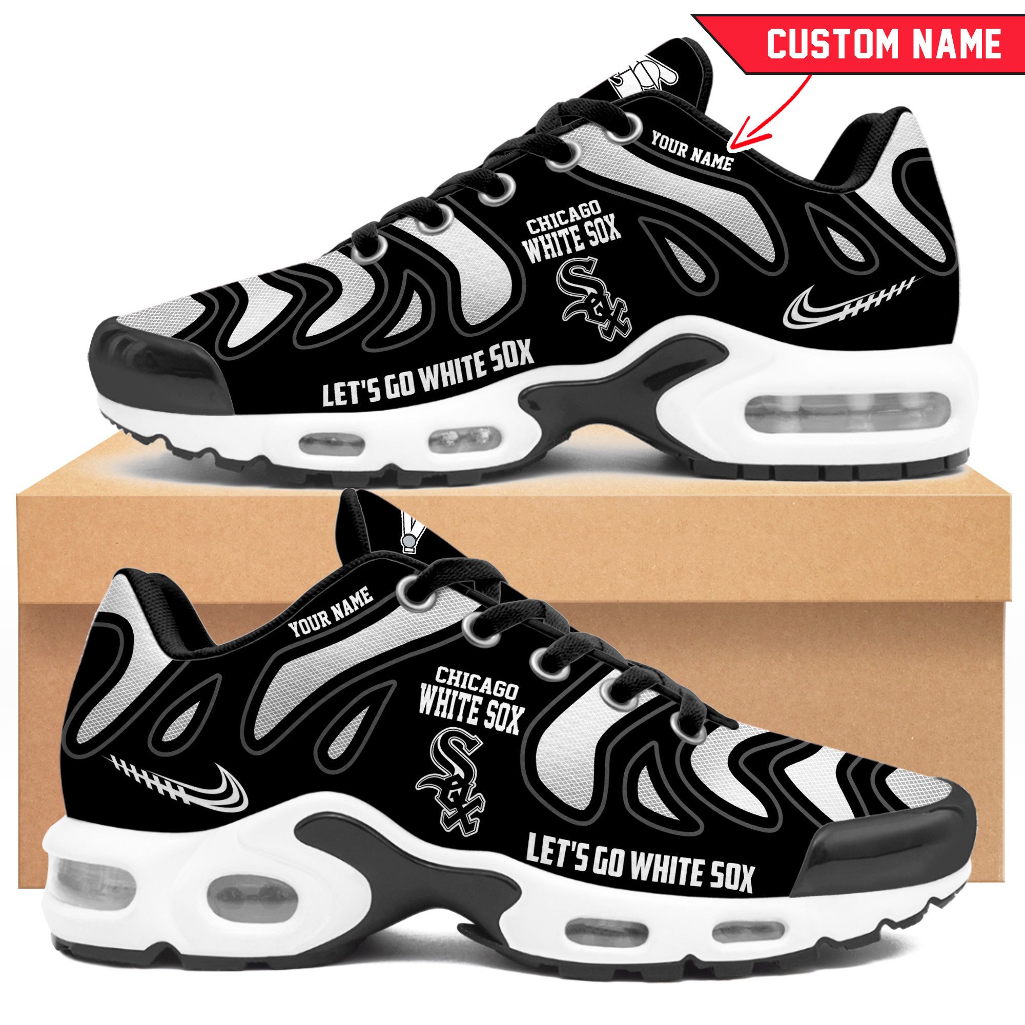 JWFancy Chicago White Sox TN Shoes Sneakers For Men And Women