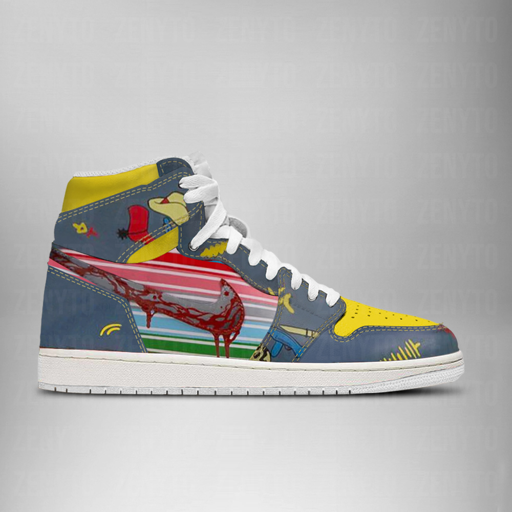 JWFancy Chucky Halloween V3 AJ1 High Sneakers Shoes For Men And Women