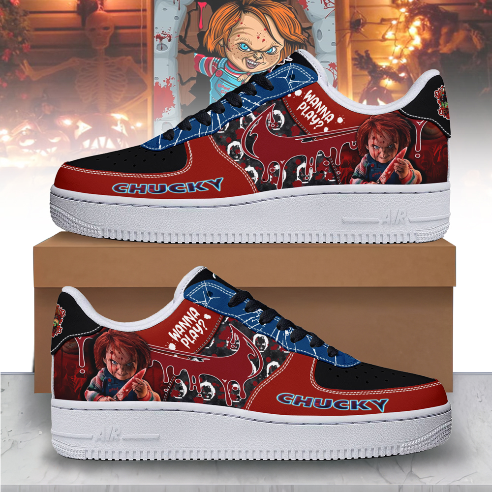 JWFancy Chucky x Halloween Air Low-Top Sneakers Shoes For Men And Women