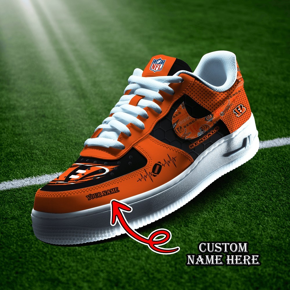 JWFancy Cincinnati Bengals Version 7 Air Low-Top Sneakers Shoes For Men And Women