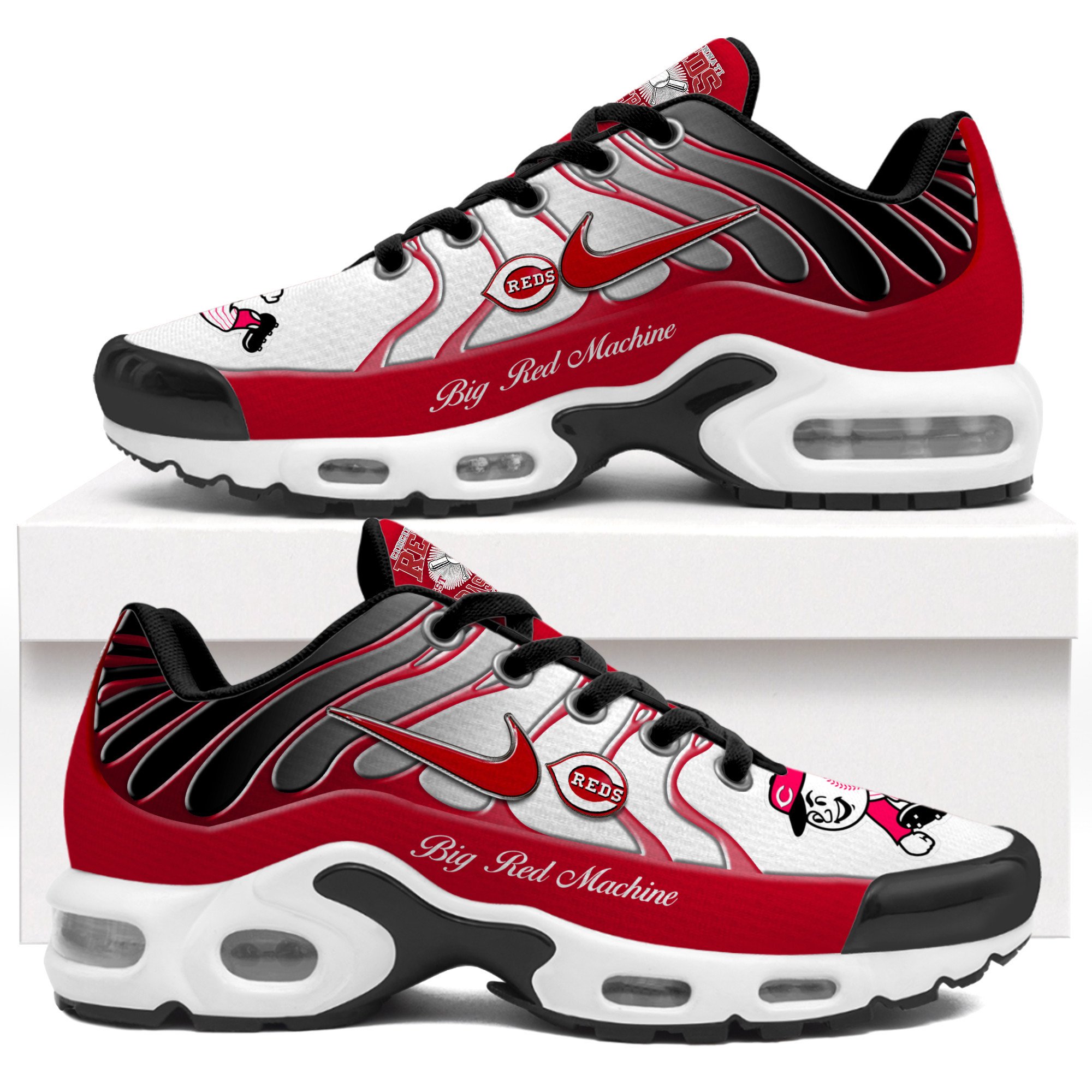 JWFancy Cincinnati Reds TN Shoes Sneakers For Men And Women