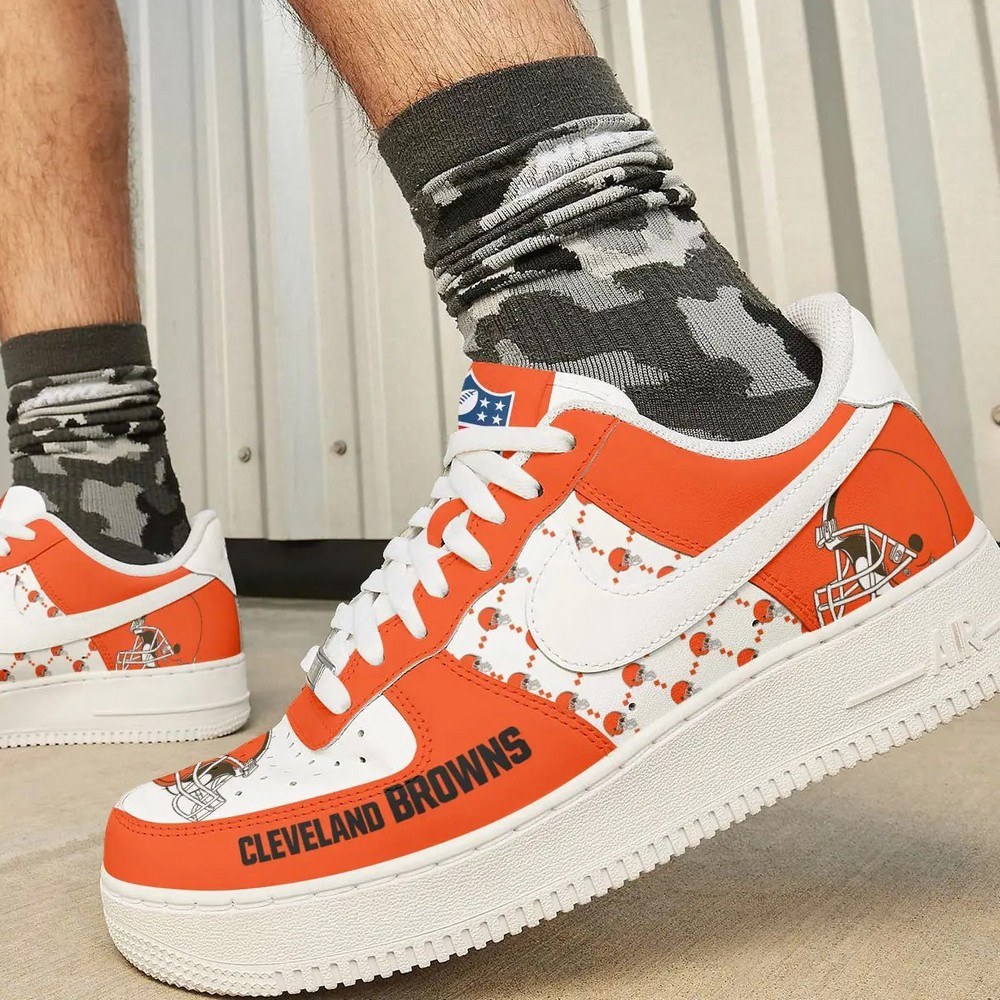 JWFancy Cleveland Browns Air Low-Top Sneakers Shoes For Men And Women
