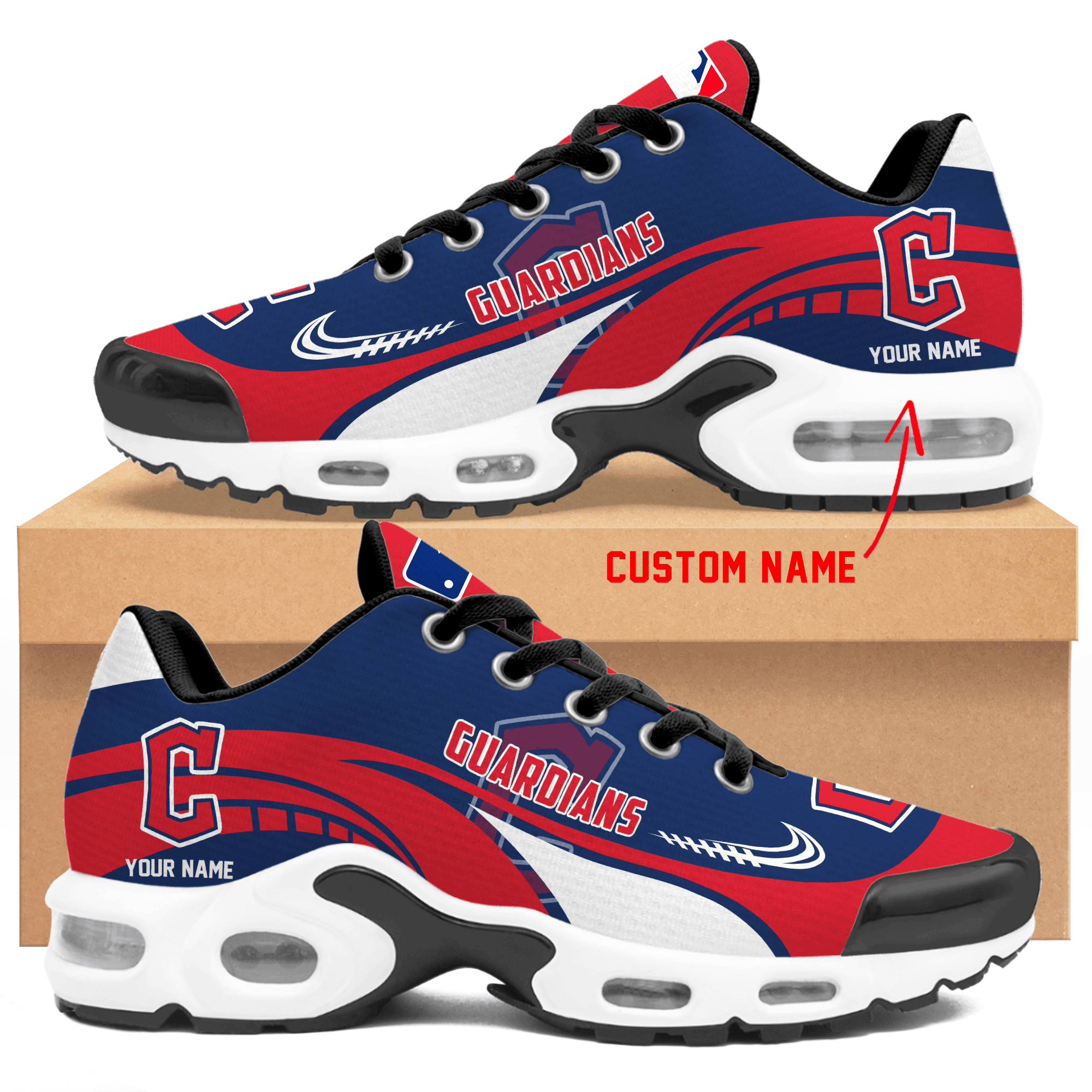 JWFancy Cleveland Guardians TN Shoes Sneakers For Men And Women