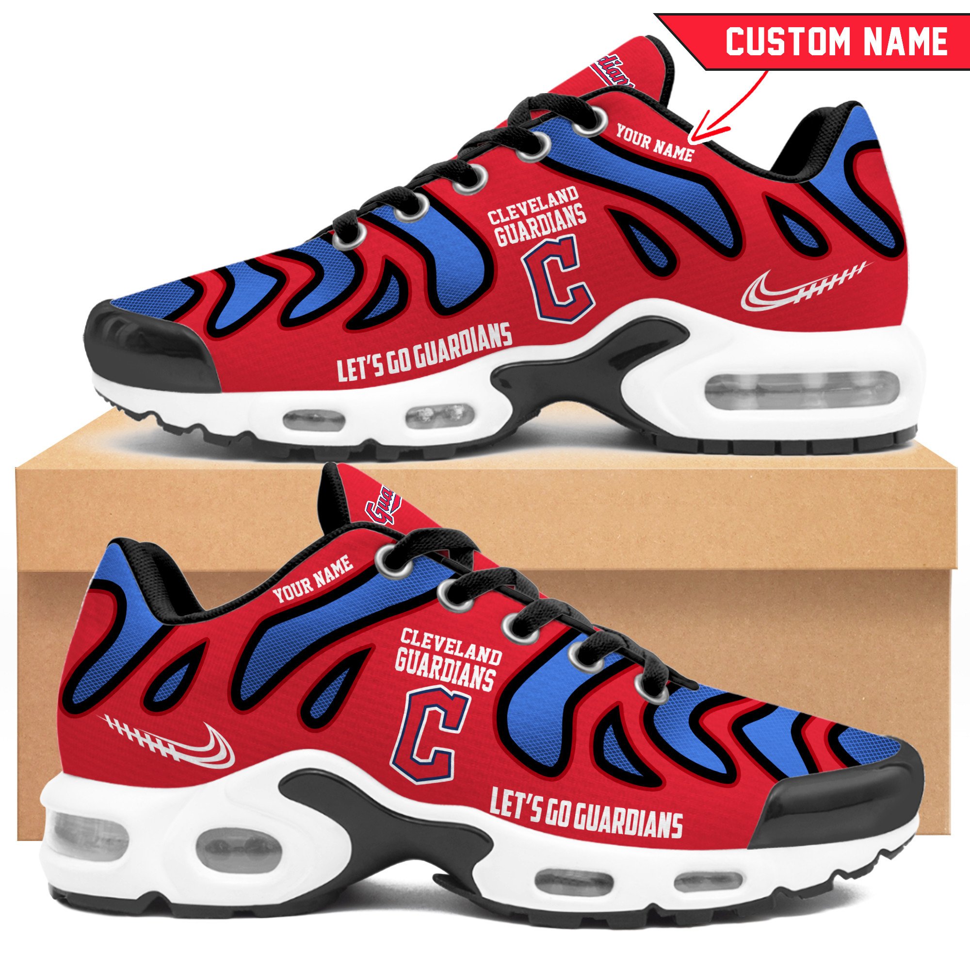 JWFancy Cleveland Guardians TN Shoes Sneakers For Men And Women