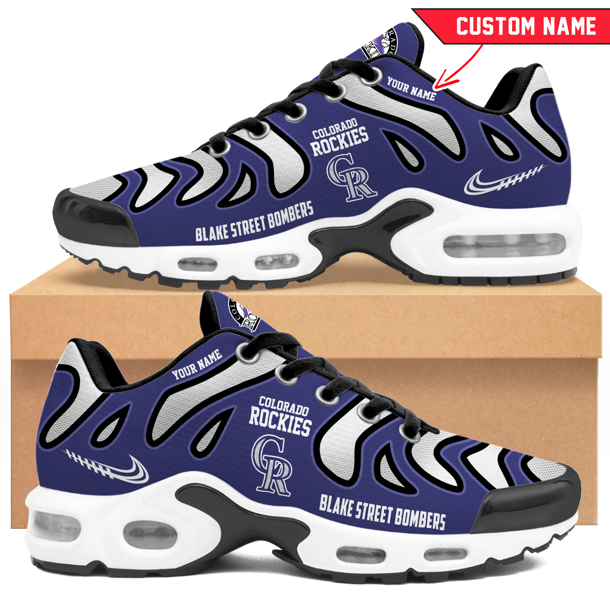 JWFancy Colorado Rockies TN Shoes Sneakers For Men And Women