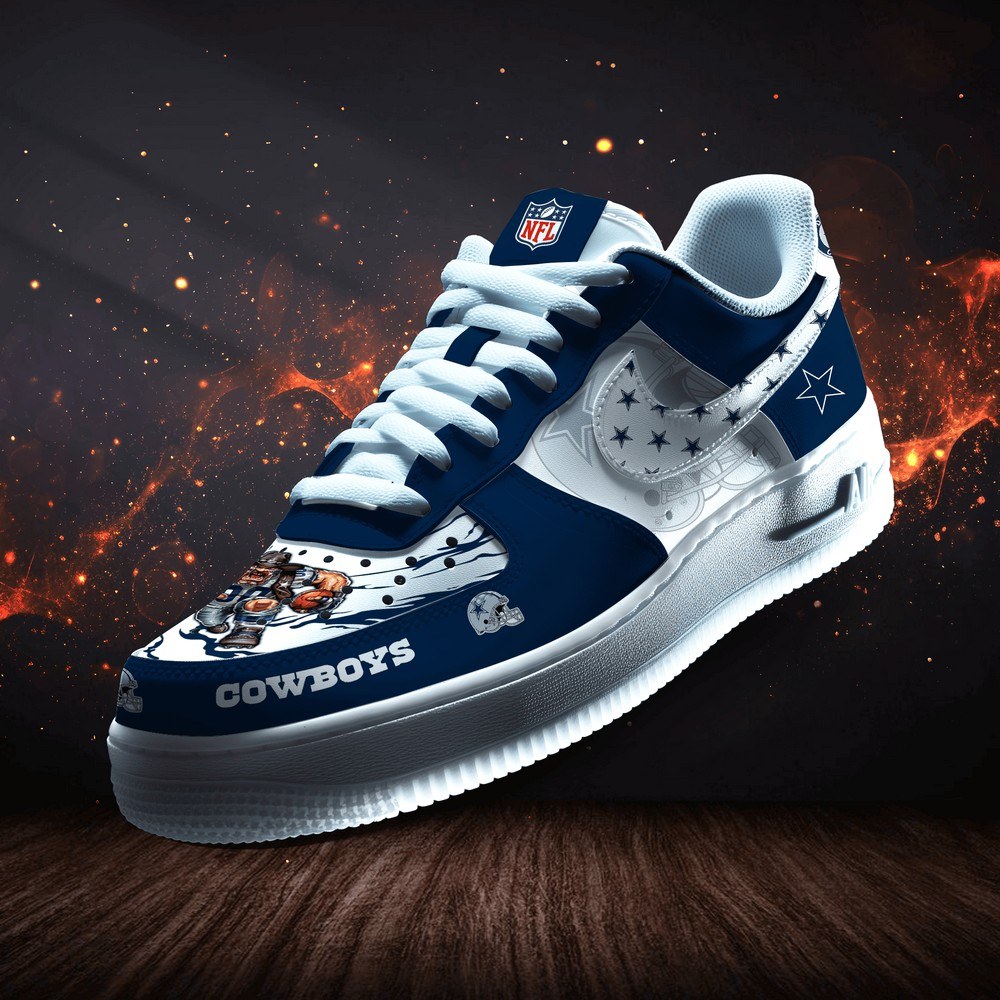 JWFancy Dallas Cowboys Version 6 Air Low-Top Sneakers Shoes For Men And Women