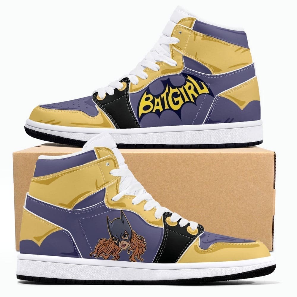 JWFancy DC Batgirl AJ1 High Sneakers Shoes For Men And Women
