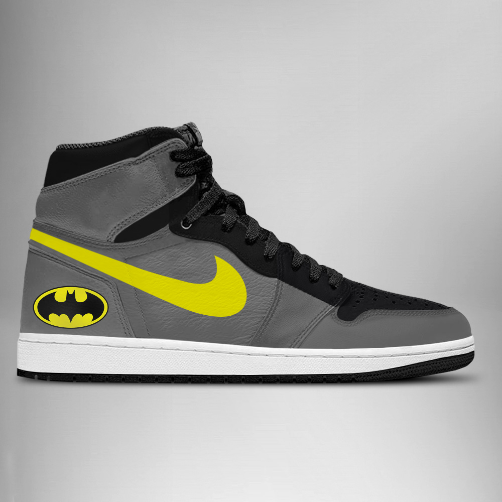 JWFancy DC Batman AJ1 High Sneakers Shoes For Men And Women