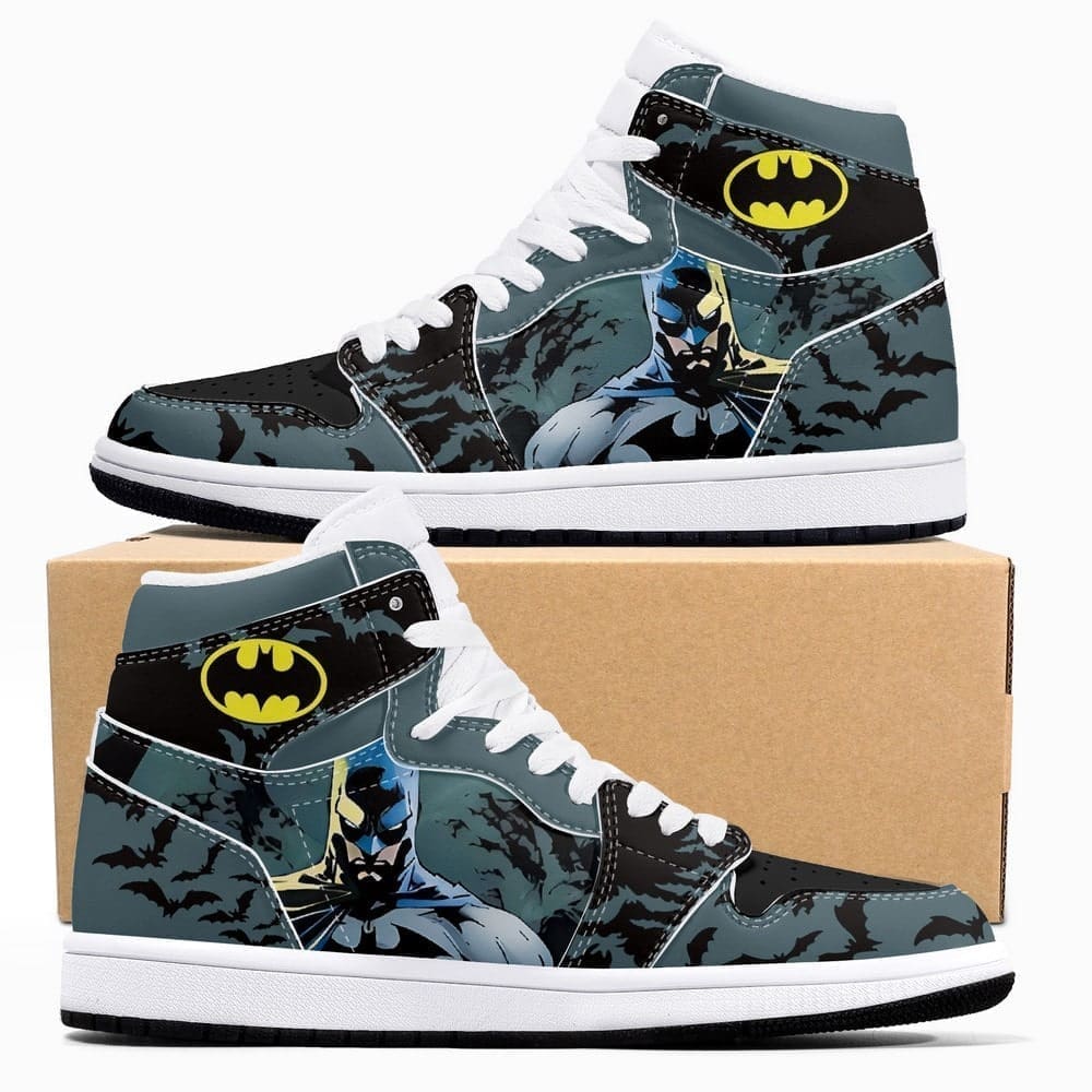 JWFancy DC Batman AJ1 High Sneakers Shoes For Men And Women