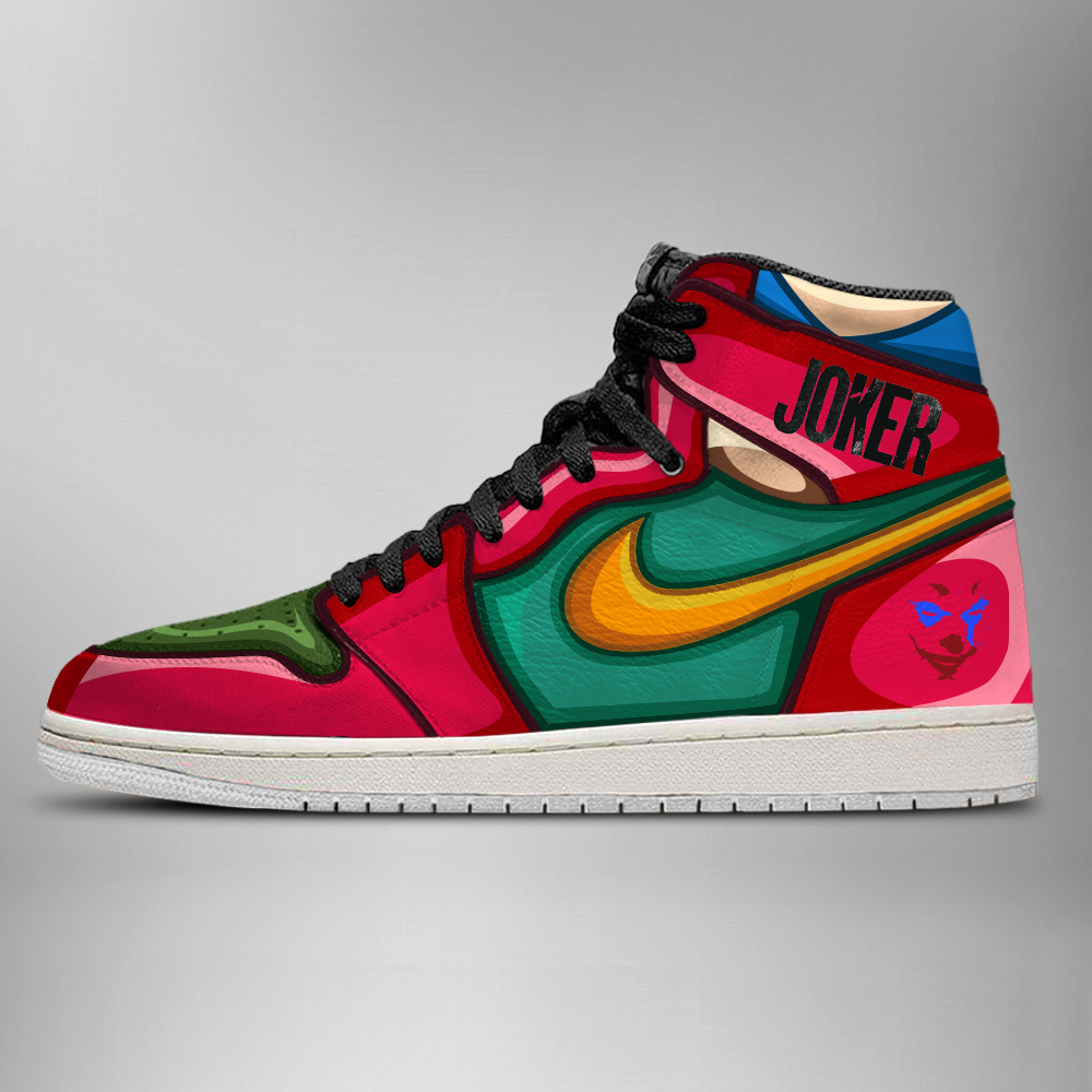 JWFancy DC Joker AJ1 High Sneakers Shoes For Men And Women