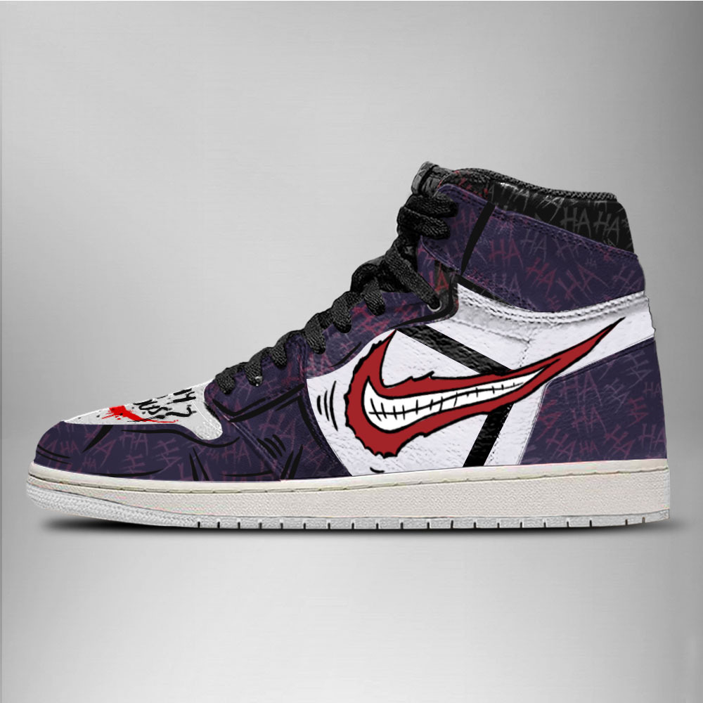 JWFancy DC Joker AJ1 High Sneakers Shoes For Men And Women