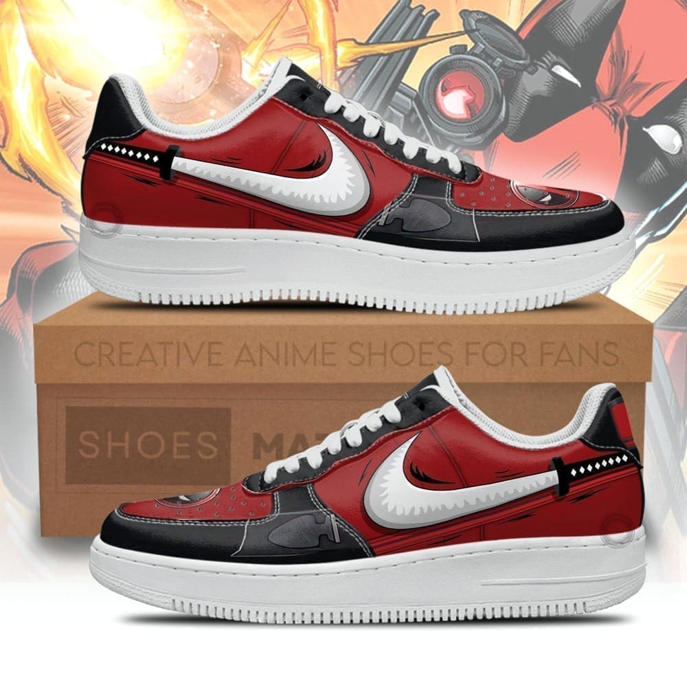 JWFancy Deadpool Air Low-Top Sneakers Shoes For Men And Women