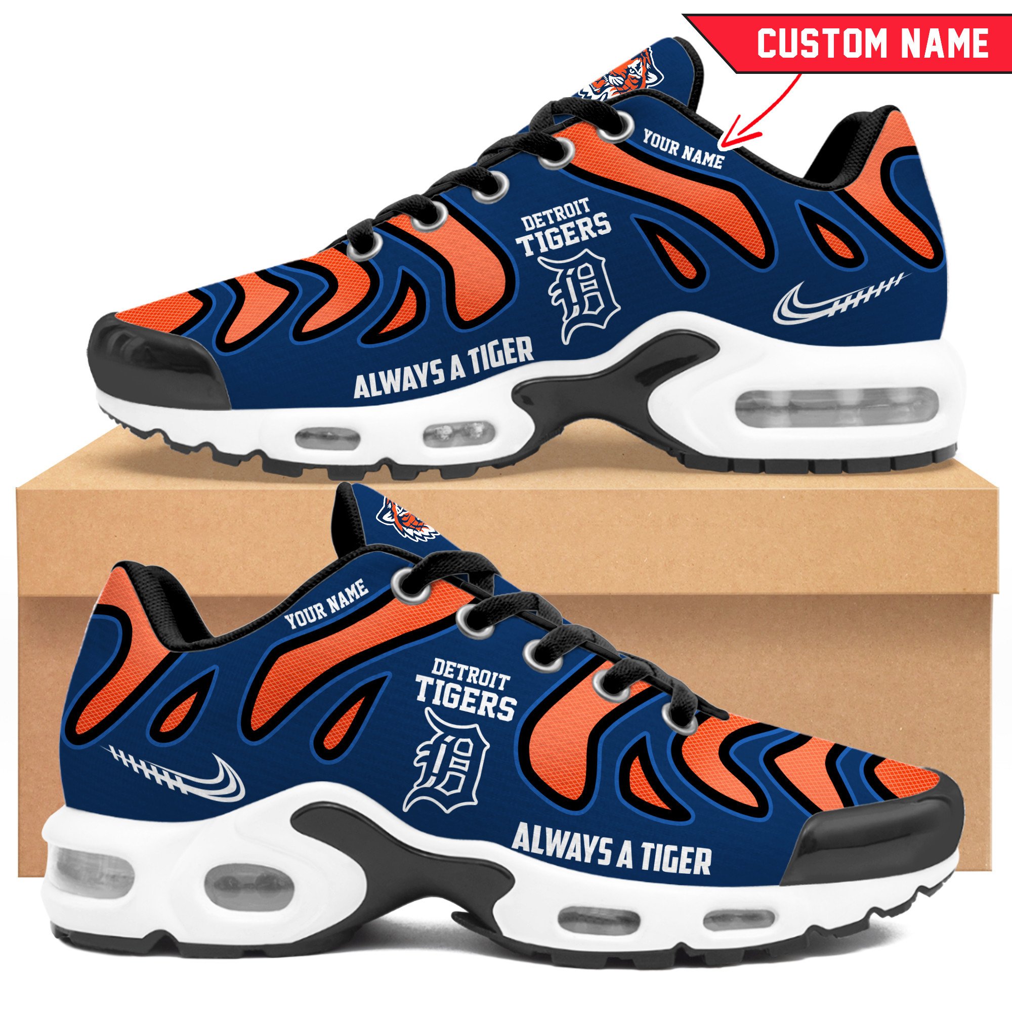 JWFancy Detroit Tigers TN Shoes Sneakers For Men And Women