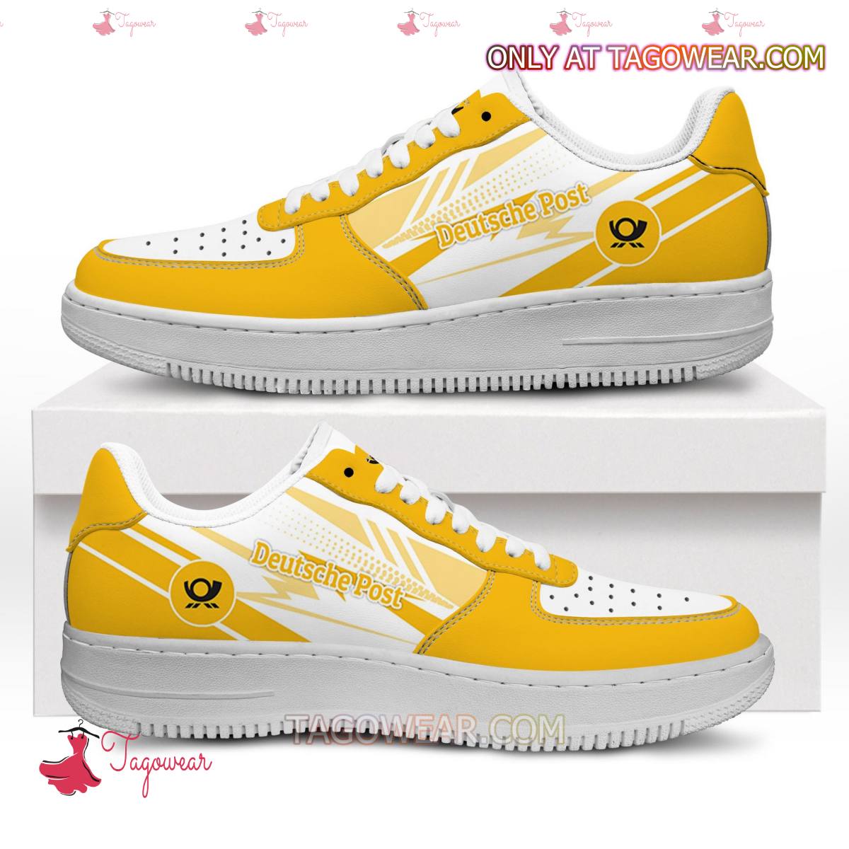 JWFancy Deutsche Post Air Low-Top Sneakers Shoes For Men And Women