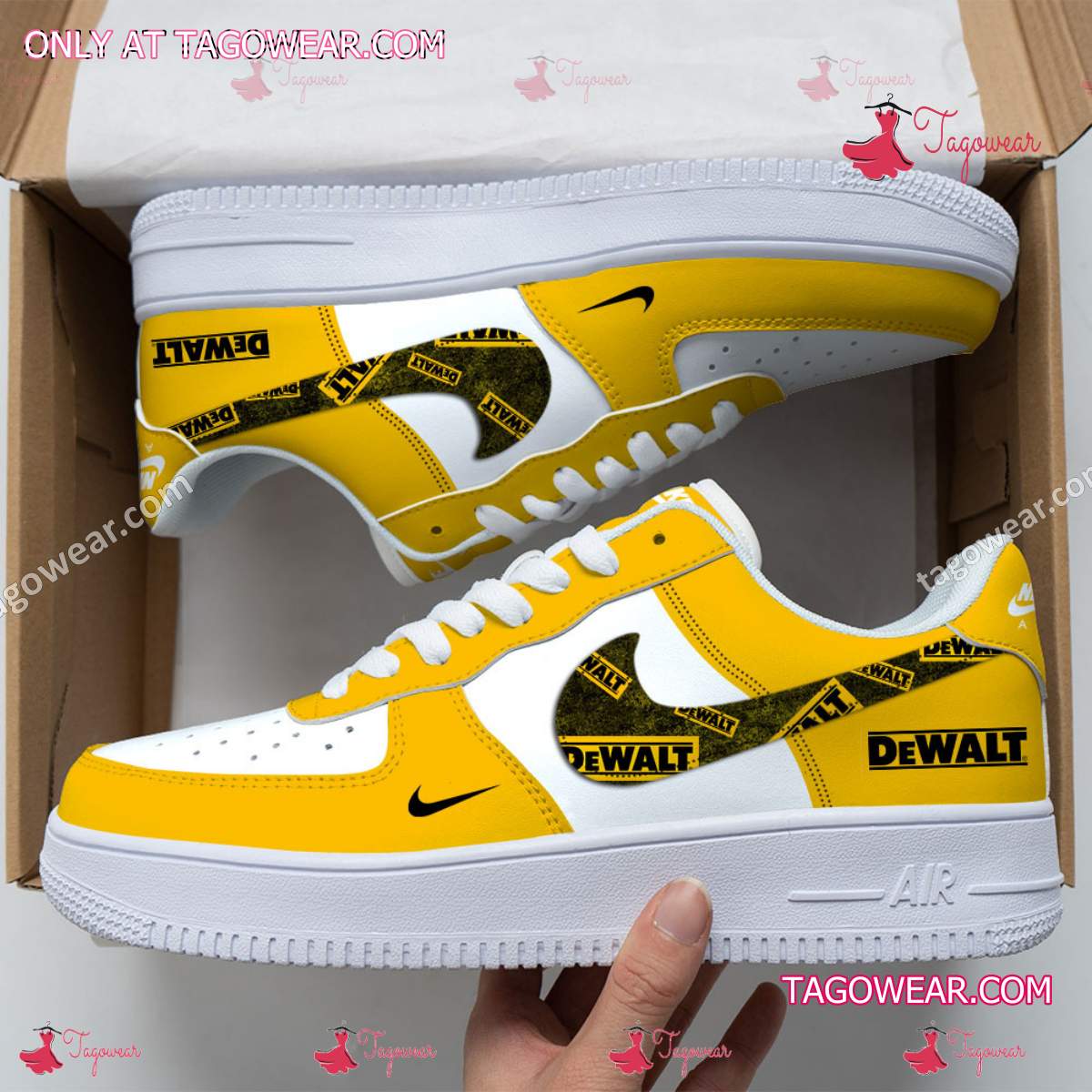 JWFancy Dewalt Air Low-Top Sneakers Shoes For Men And Women