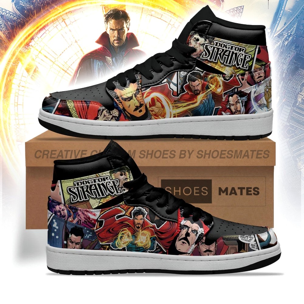 JWFancy Dr Strange AJ1 High Sneakers Shoes For Men And Women