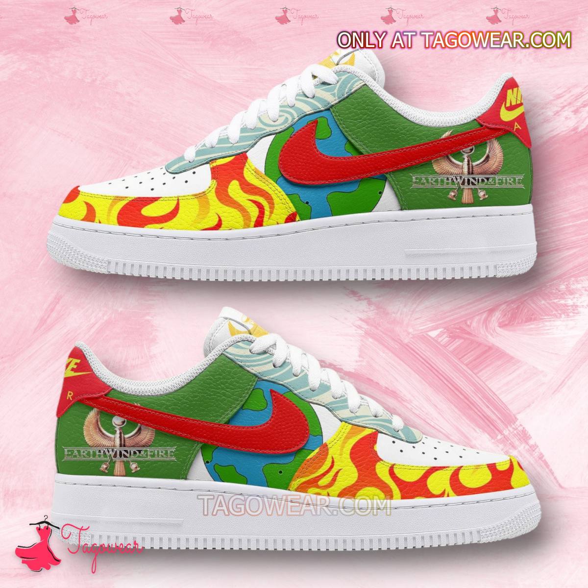 JWFancy Earth Wind And Fire Air Low-Top Sneakers Shoes For Men And Women