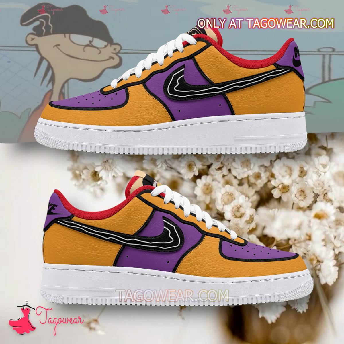 JWFancy Ed, Edd N Eddy Air Low-Top Sneakers Shoes For Men And Women