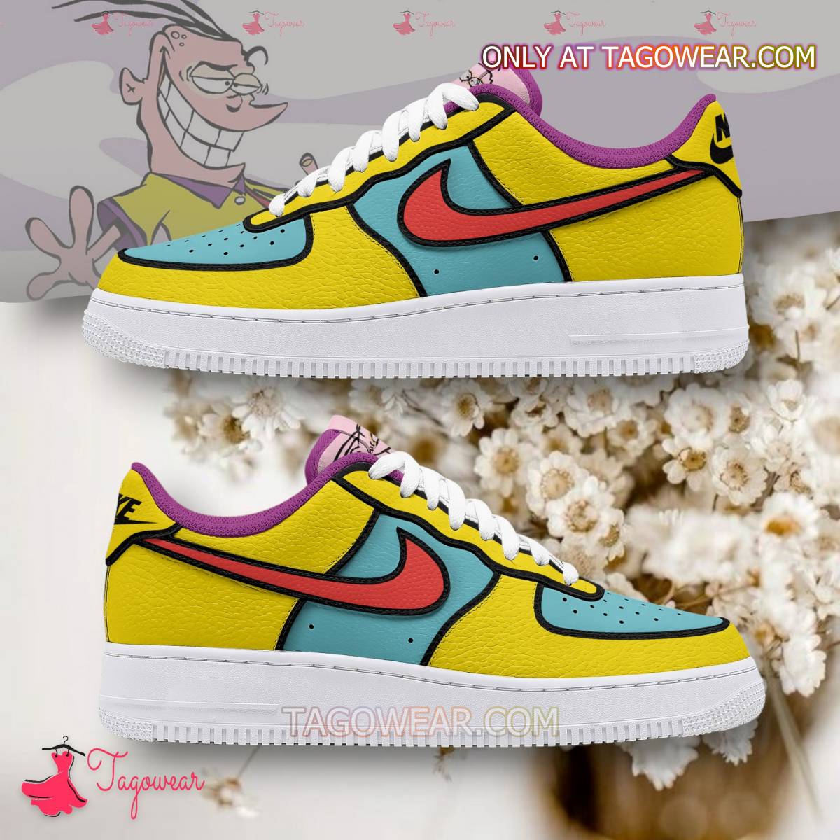 JWFancy Ed, Edd N Eddy Air Low-Top Sneakers Shoes For Men And Women