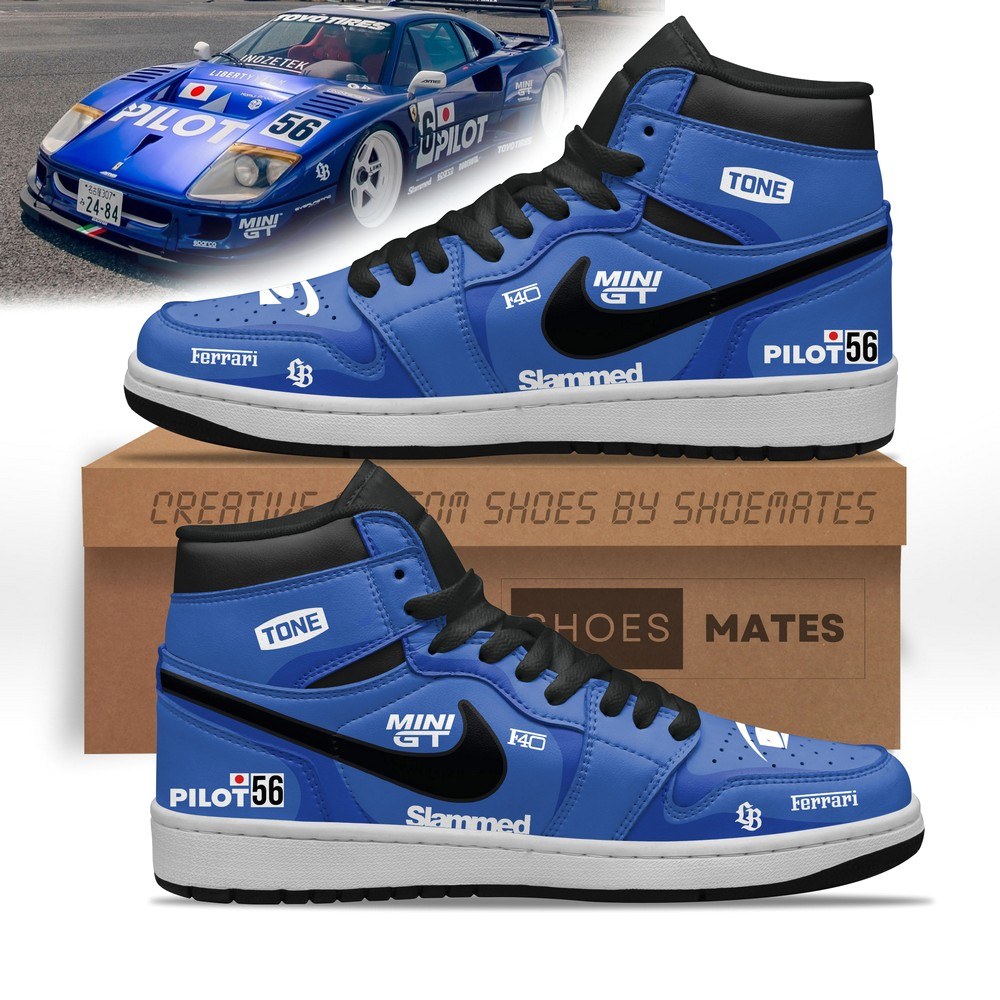 JWFancy F40 Pilot Liberty Walk AJ1 High Sneakers Shoes For Men And Women
