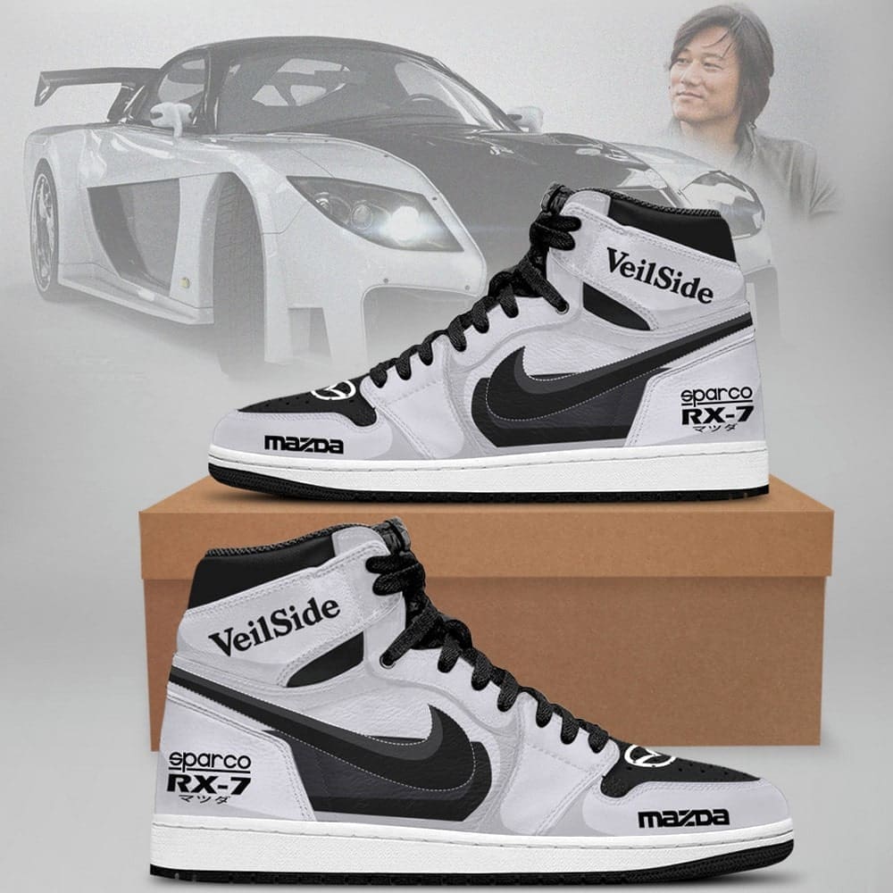 JWFancy Fast and Furious AJ1 High Sneakers Shoes For Men And Women
