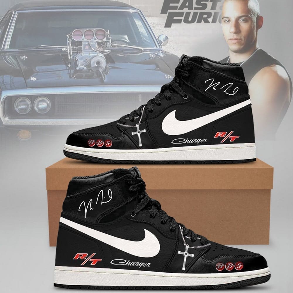 JWFancy Fast and Furious AJ1 High Sneakers Shoes For Men And Women