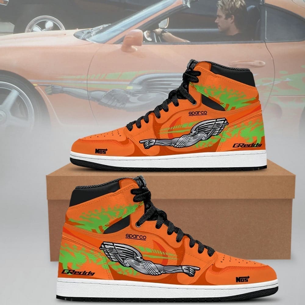 JWFancy Fast and Furious AJ1 High Sneakers Shoes For Men And Women