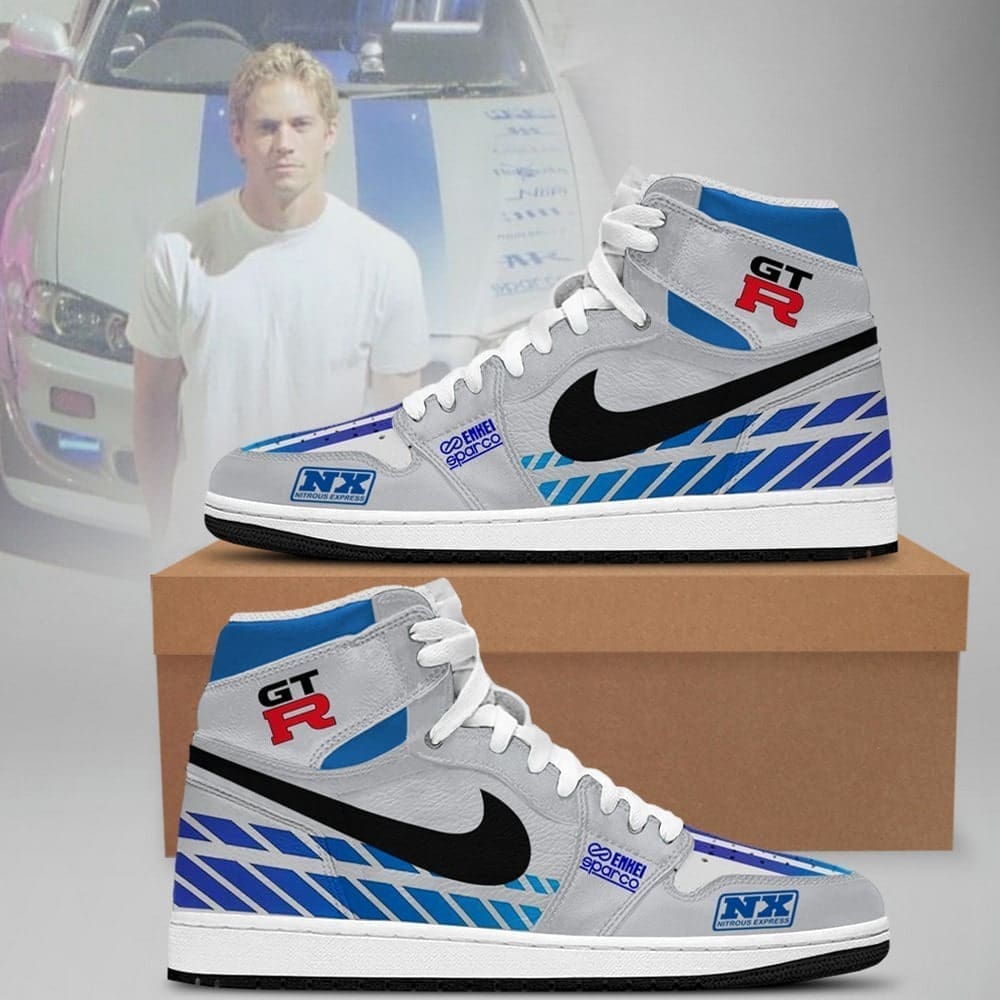 JWFancy Fast and Furious AJ1 High Sneakers Shoes For Men And Women