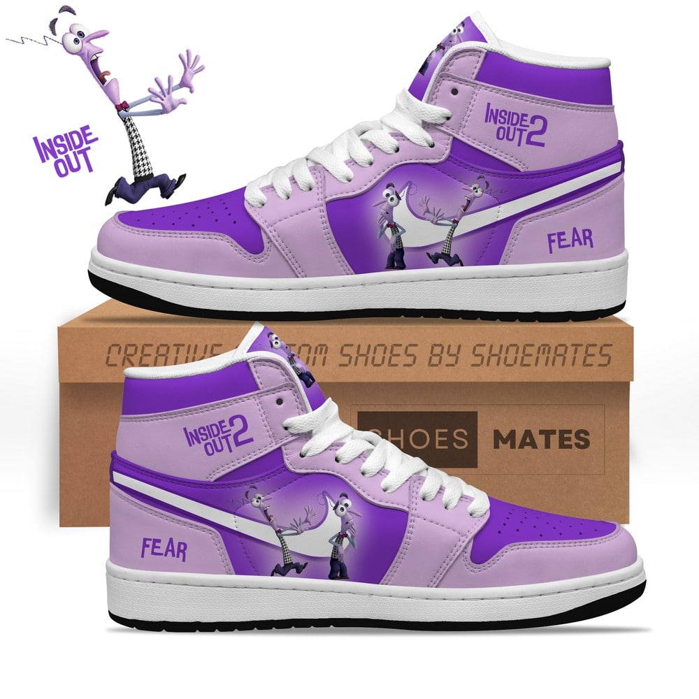 JWFancy Fear Inside Out AJ1 High Sneakers Shoes For Men And Women