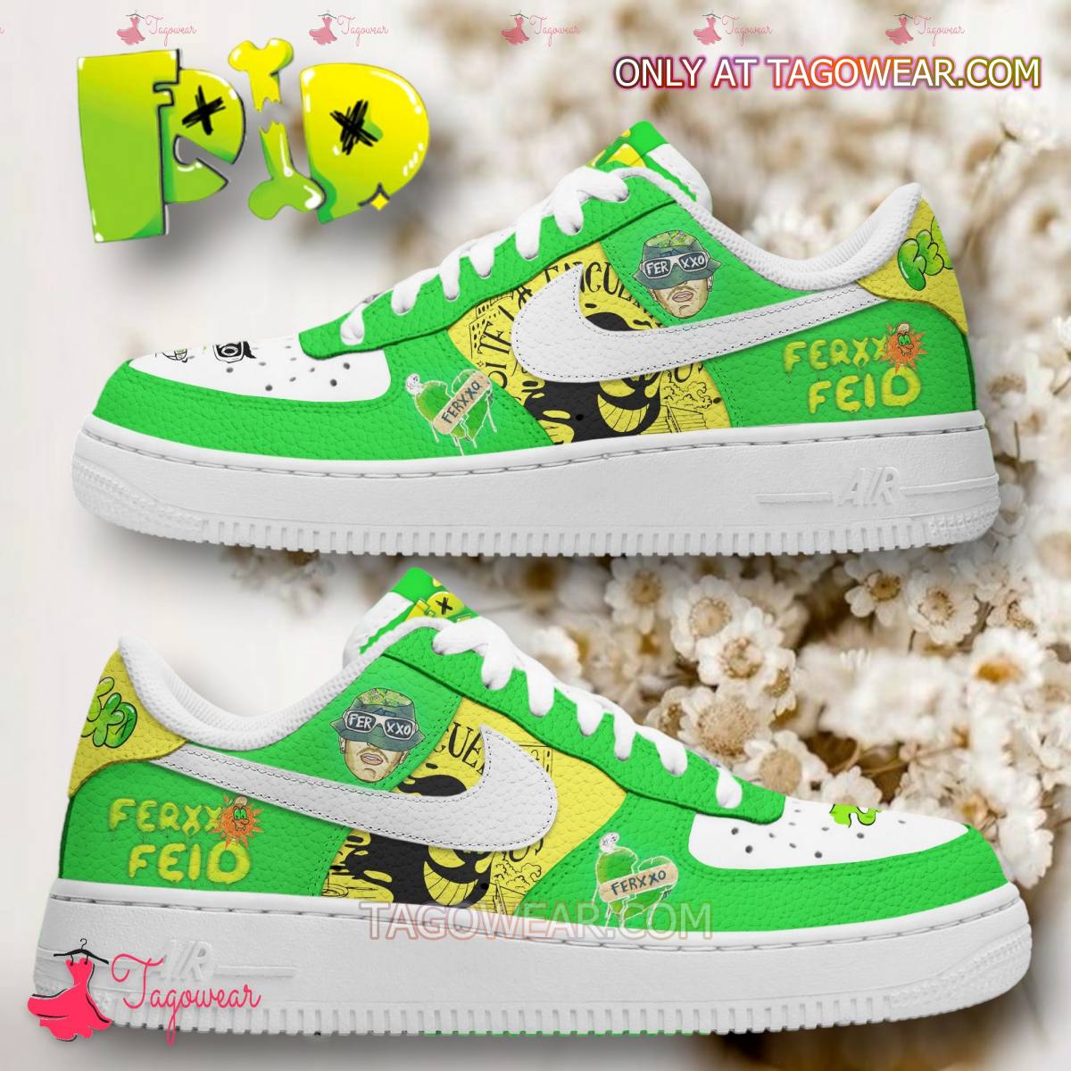 JWFancy Ferxxo Feid Air Low-Top Sneakers Shoes For Men And Women