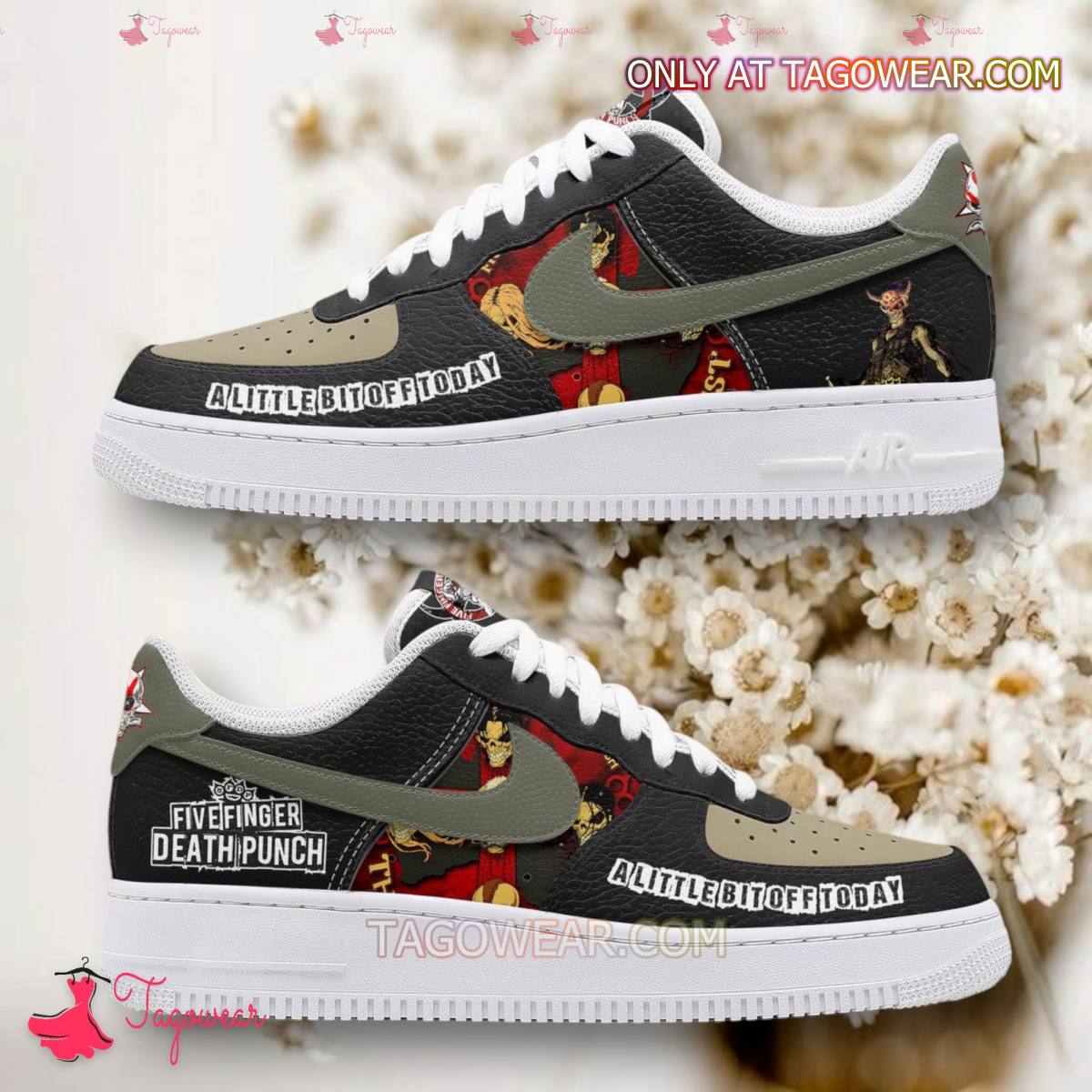 JWFancy Five Finger Death Punch Air Low-Top Sneakers Shoes For Men And Women