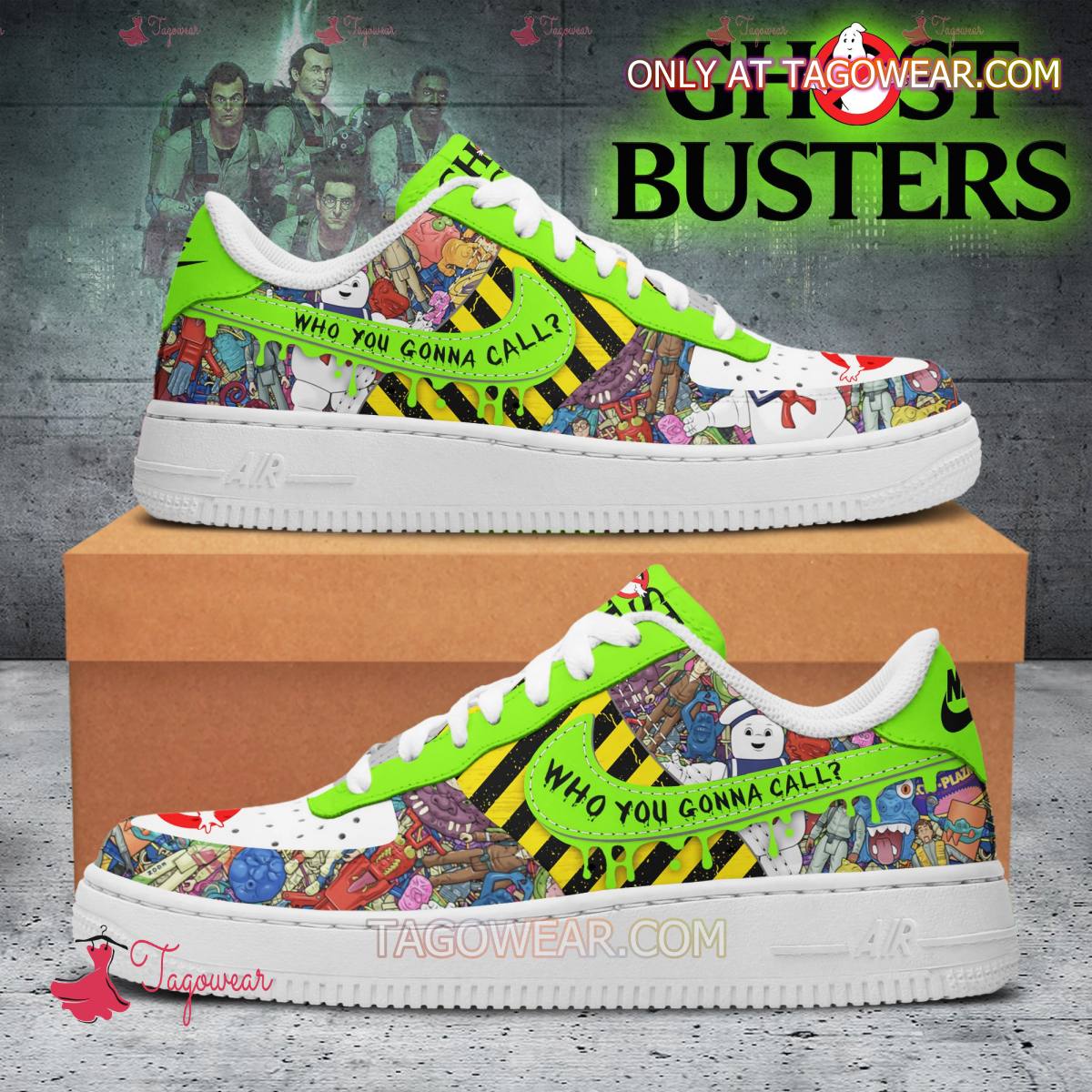 JWFancy Ghostbusters Air Low-Top Sneakers Shoes For Men And Women