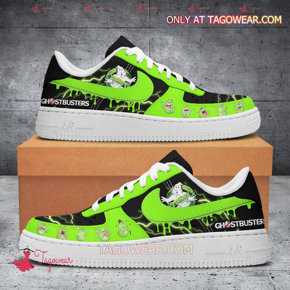 JWFancy Ghostbusters Air Low-Top Sneakers Shoes For Men And Women