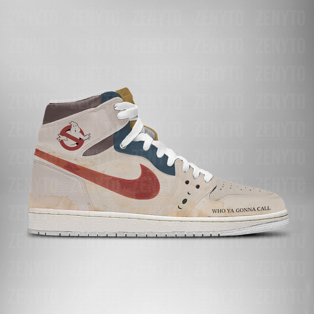 JWFancy Ghostbusters AJ1 High Sneakers Shoes For Men And Women