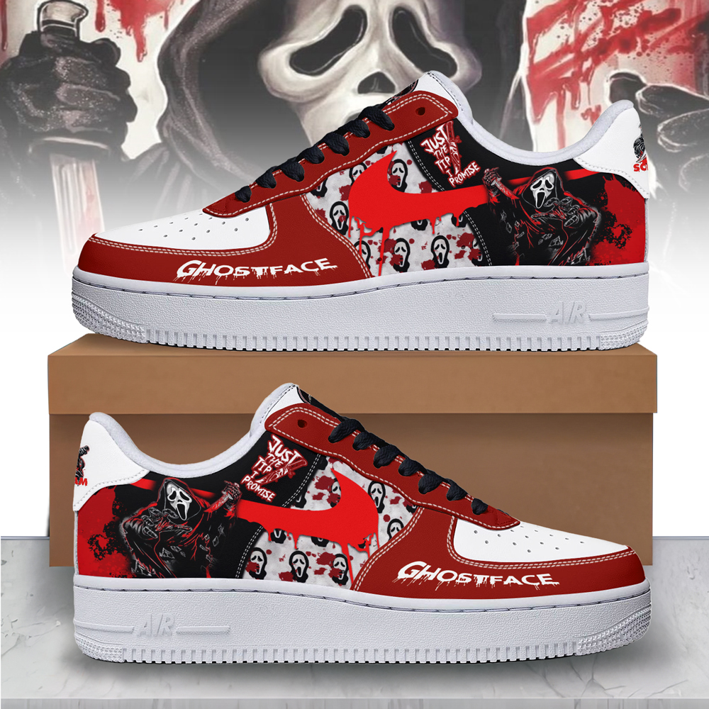 JWFancy Ghostface x Halloween Air Low-Top Sneakers Shoes For Men And Women