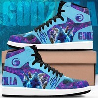 JWFancy Godzilla AJ1 High Sneakers Shoes For Men And Women