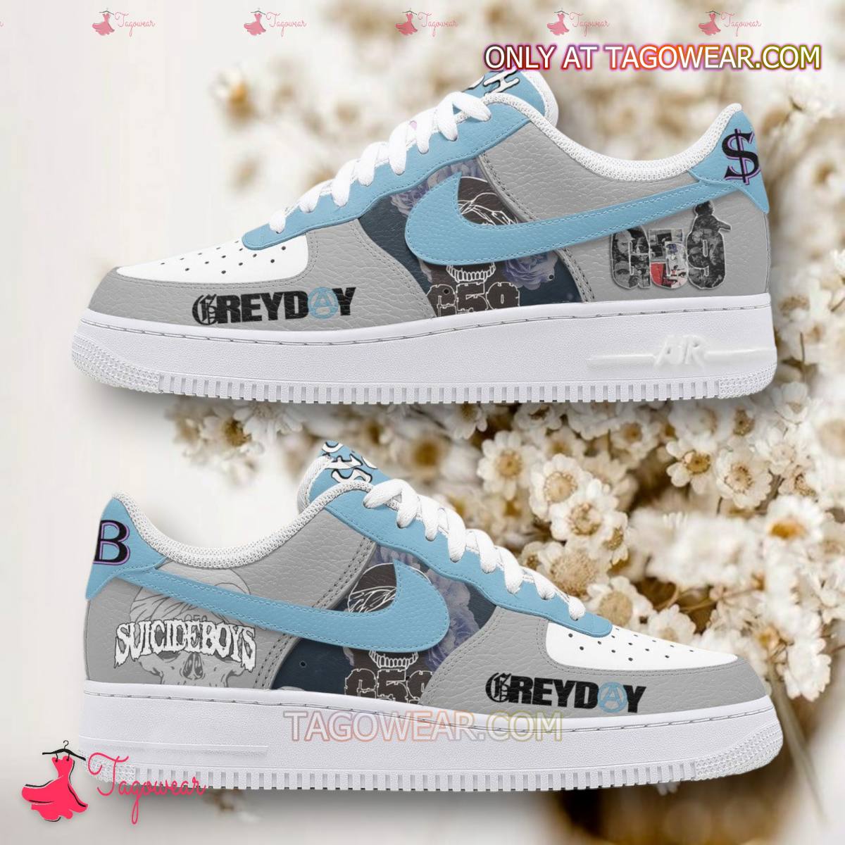 JWFancy Grey Day G59 Air Low-Top Sneakers Shoes For Men And Women