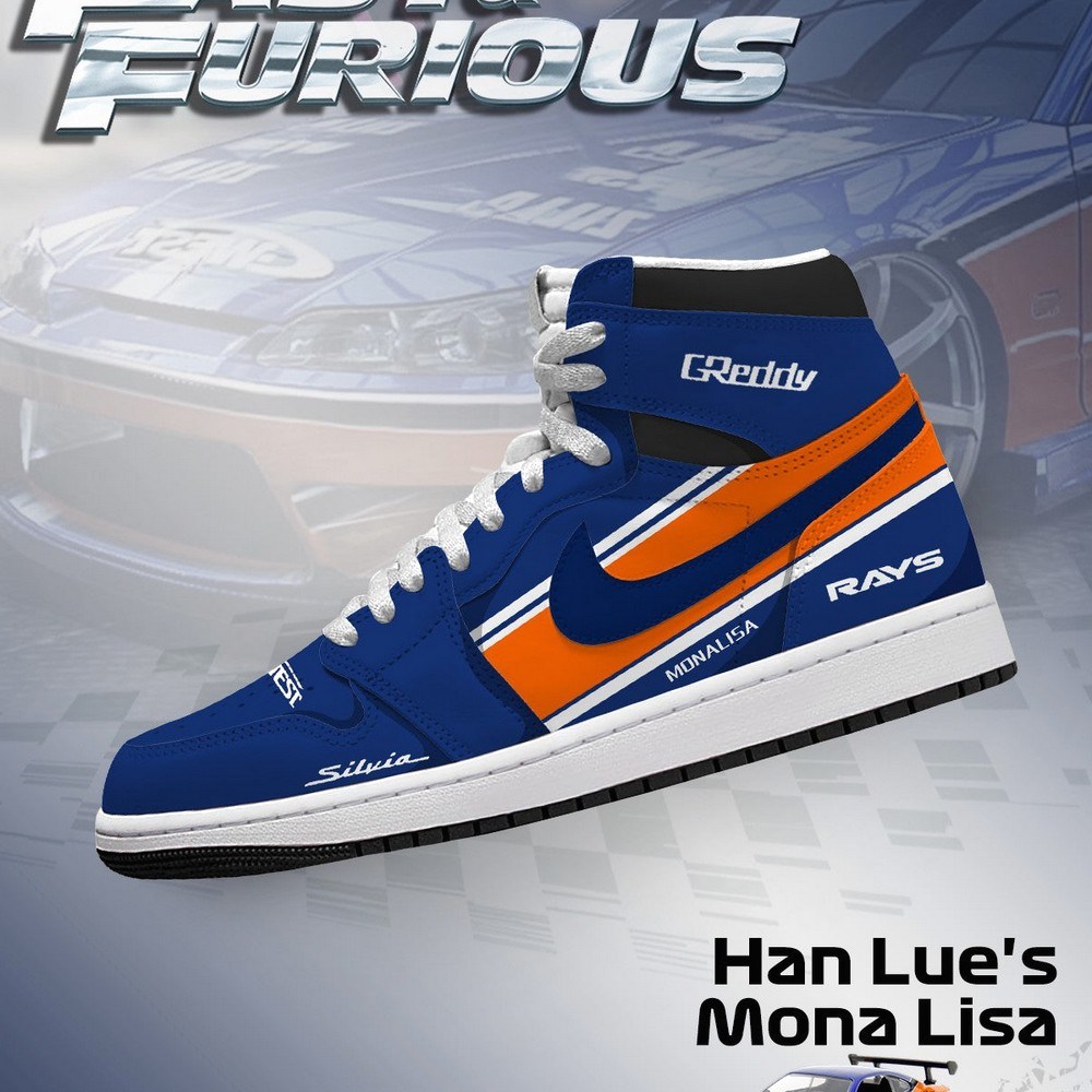JWFancy Han Lue's Mona Lisa AJ1 High Sneakers Shoes For Men And Women