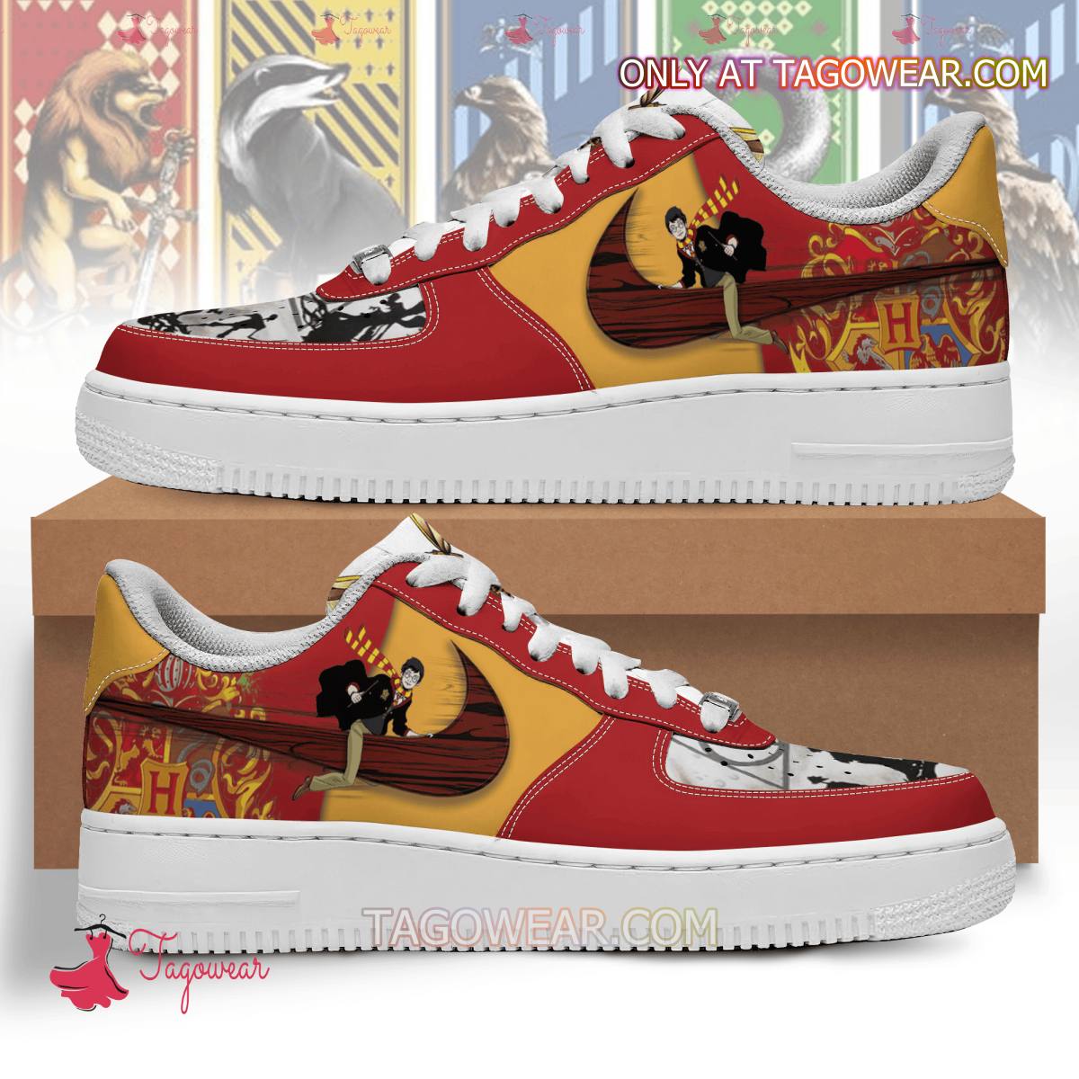 JWFancy Harry Potter Air Low-Top Sneakers Shoes For Men And Women
