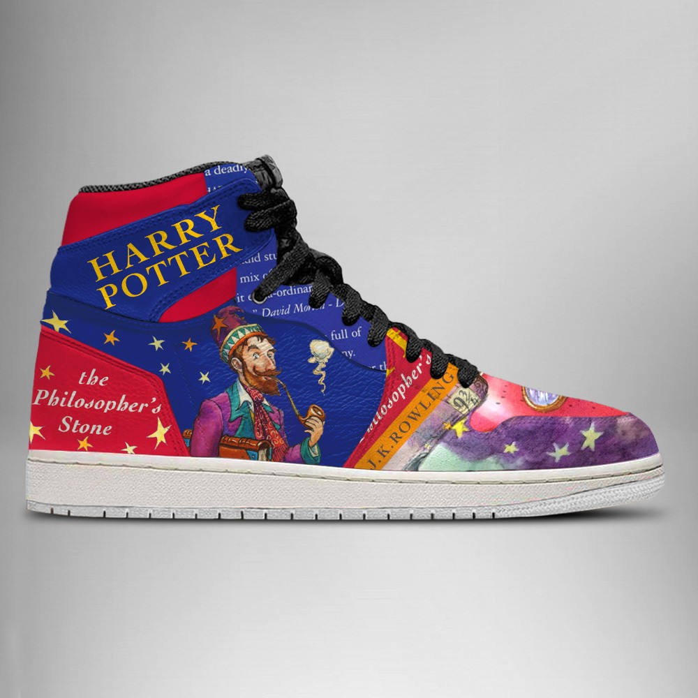 JWFancy Harry Potter Philosopher's Stone AJ1 High Sneakers Shoes For Men And Women