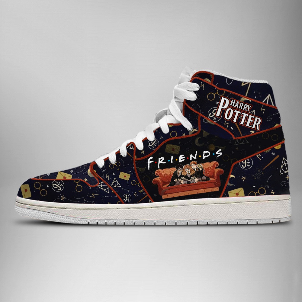 JWFancy Harry Potter Ron Hermione Friends AJ1 High Sneakers Shoes For Men And Women