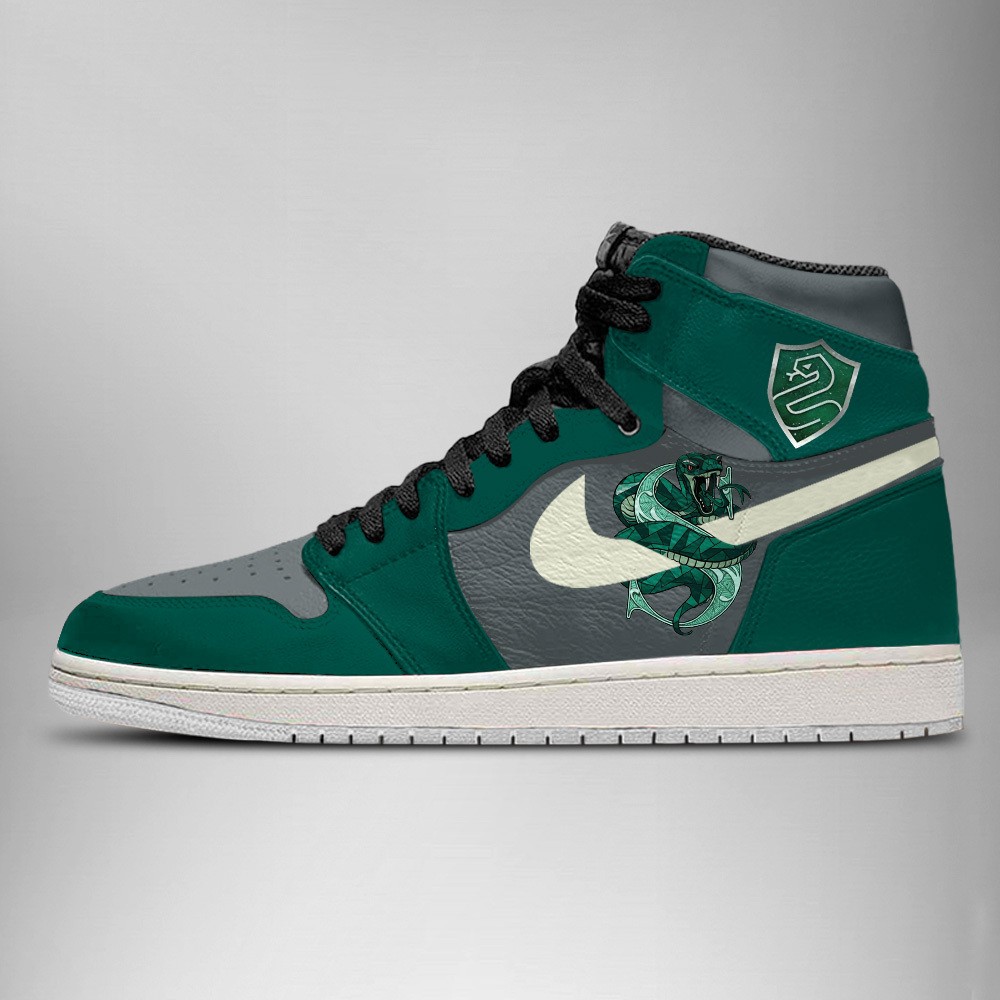JWFancy Harry Potter x Slytherin AJ1 High Sneakers Shoes For Men And Women