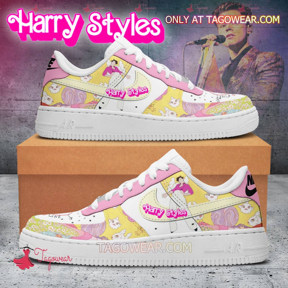 JWFancy Harry Styles Air Low-Top Sneakers Shoes For Men And Women