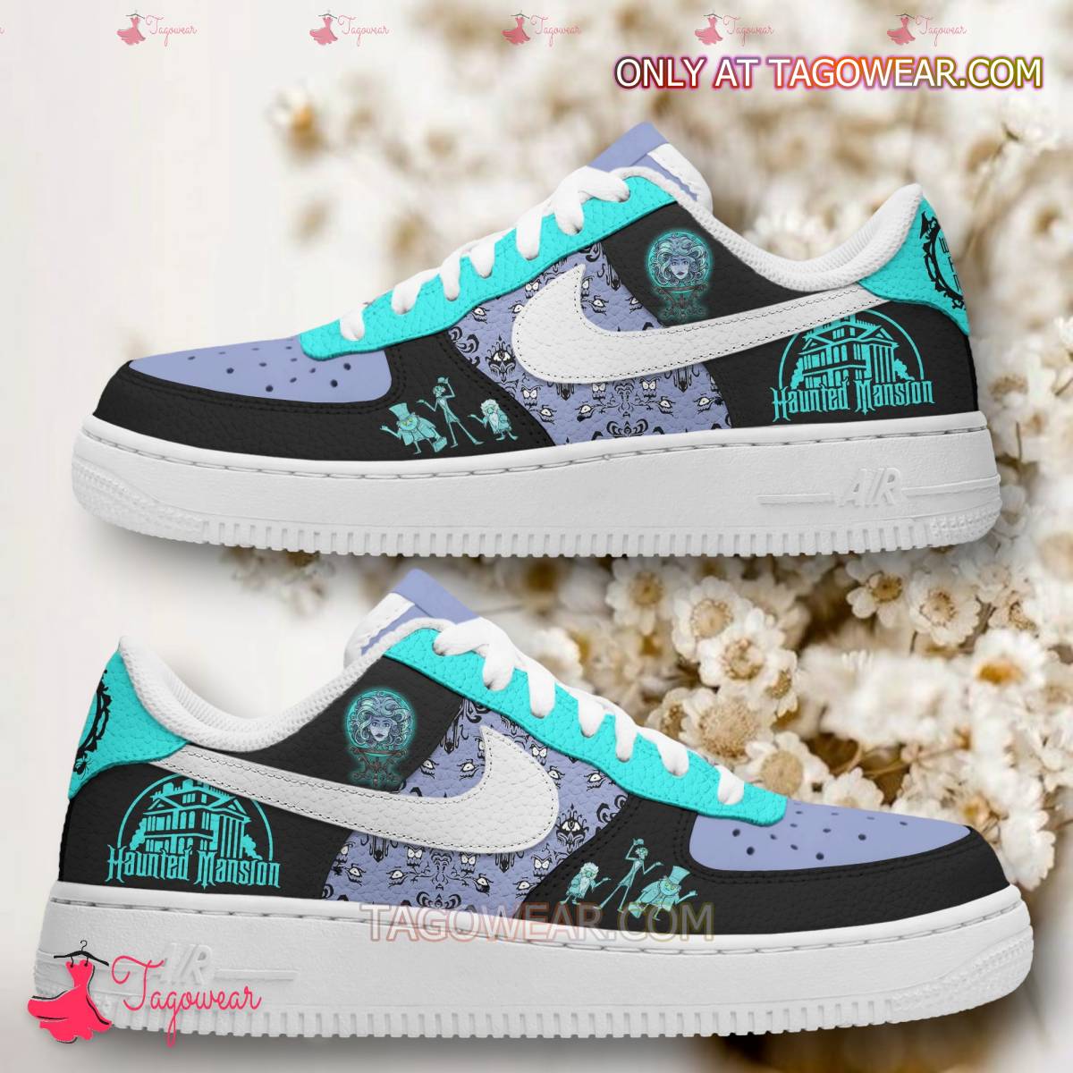 JWFancy Haunted Mansion Air Low-Top Sneakers Shoes For Men And Women