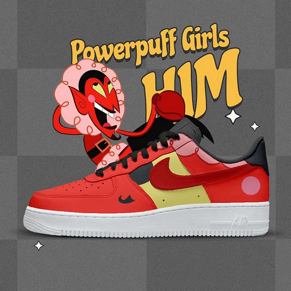 JWFancy Him The Powerpuff Girls Air Low-Top Sneakers Shoes For Men And Women