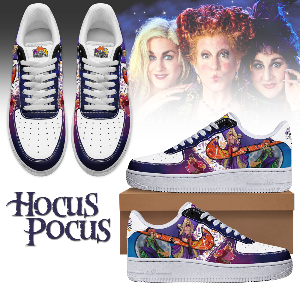 JWFancy Hocus Pocus x Halloween Air Low-Top Sneakers Shoes For Men And Women